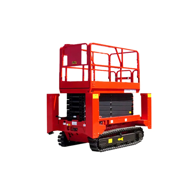 Self-cutting fork crawler lifting platform